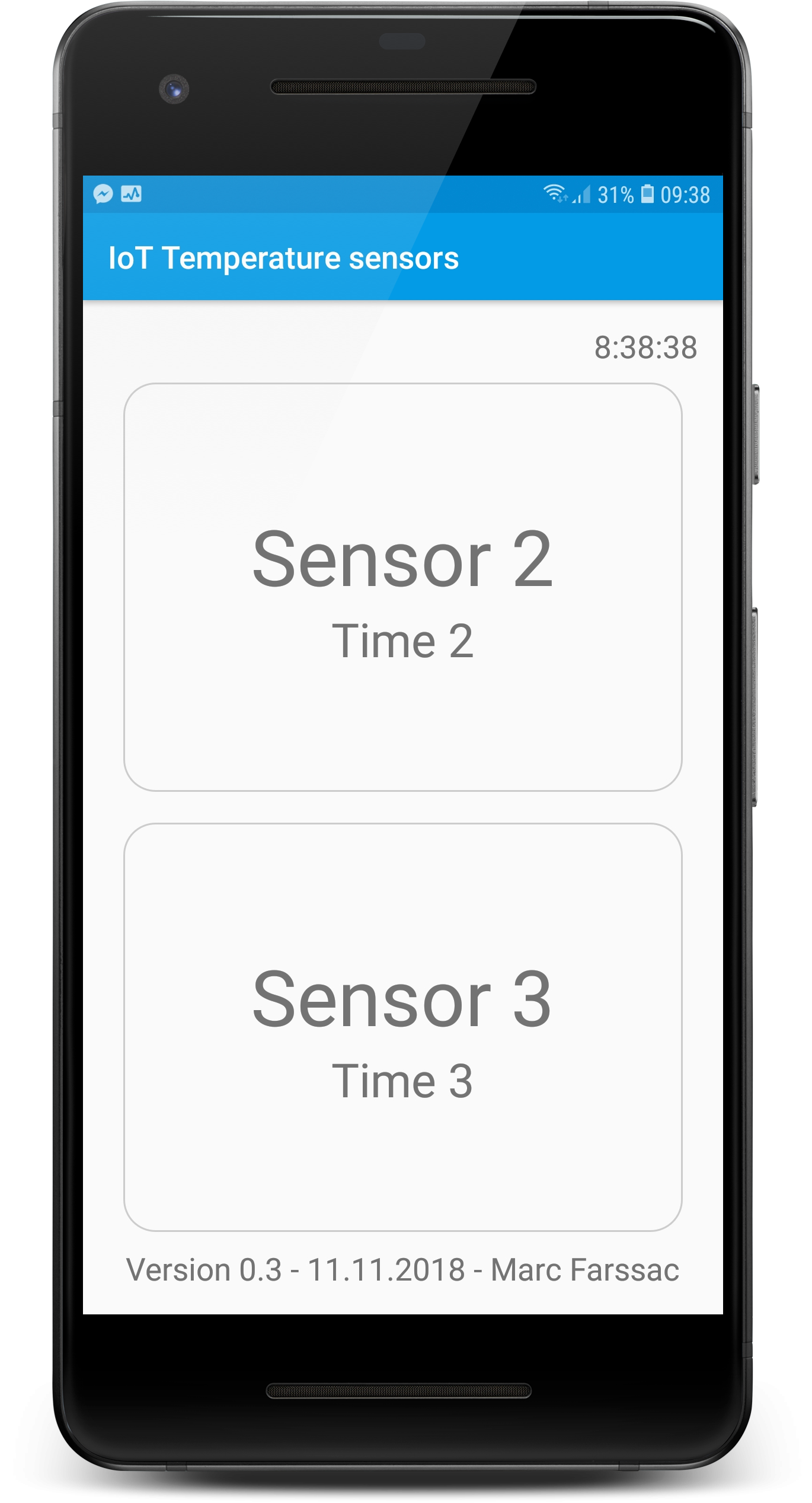 Bluetooth module with Humidity, Temperature, Pressure and Acceleration sensors